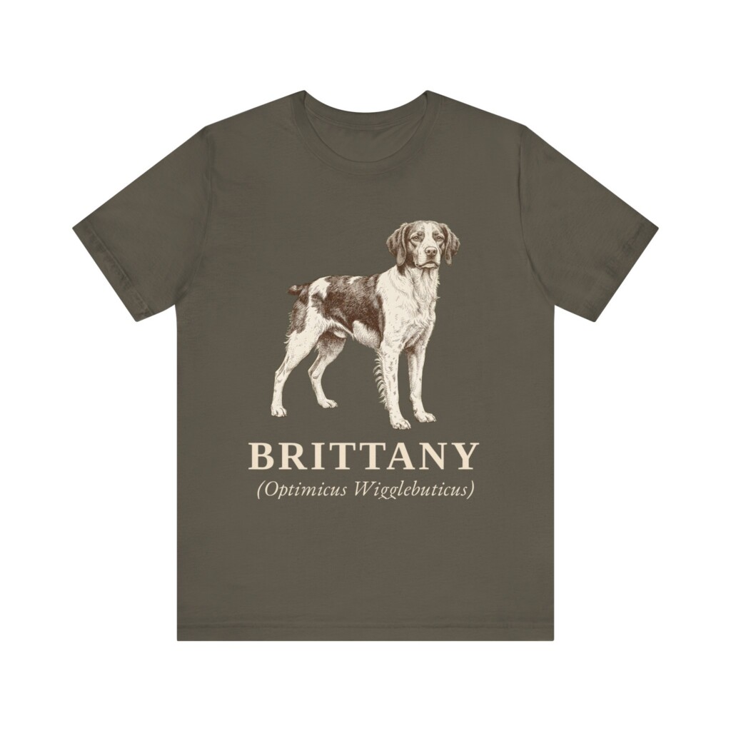 Brittany Latin Shirt, Vintage Dog Sketch Tee, Dog Latin Gift Brittany Latin Shirt, Vintage Dog Sketch Tee, Dog Latin Gift