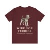 Fox Terrier (Wire) Latin Shirt, Vintage Dog Sketch Tee, Dog Latin Gift Fox Terrier (Wire) Latin Shirt, Vintage Dog Sketch Tee, Dog Latin Gift