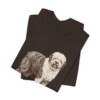 Old English Sheepdog Latin Shirt, Vintage Dog Sketch Tee, Dog Latin Gift