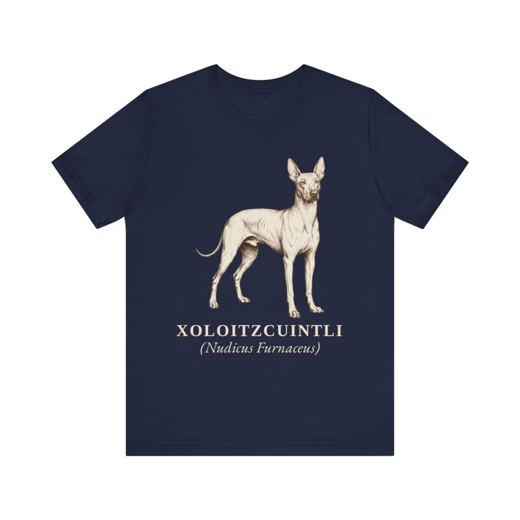 Xoloitzcuintli Latin Shirt, Vintage Dog Sketch Tee, Dog Latin Gift Xoloitzcuintli Latin Shirt, Vintage Dog Sketch Tee, Dog Latin Gift