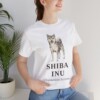 Shiba Inu Latin Shirt, Vintage Dog Sketch Tee, Dog Latin Gift