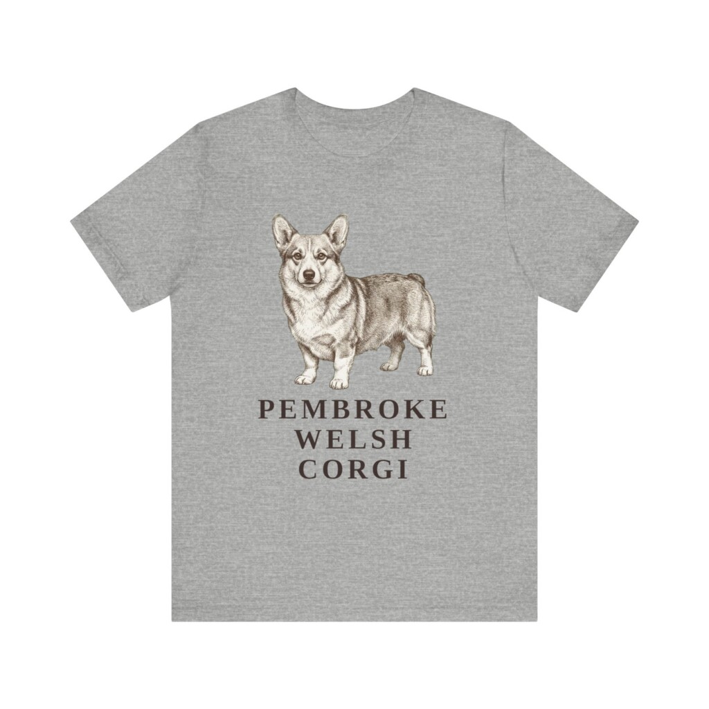 Corgi Lover Shirt, Vintage Dog Sketch Tee, Dog Lover Gift