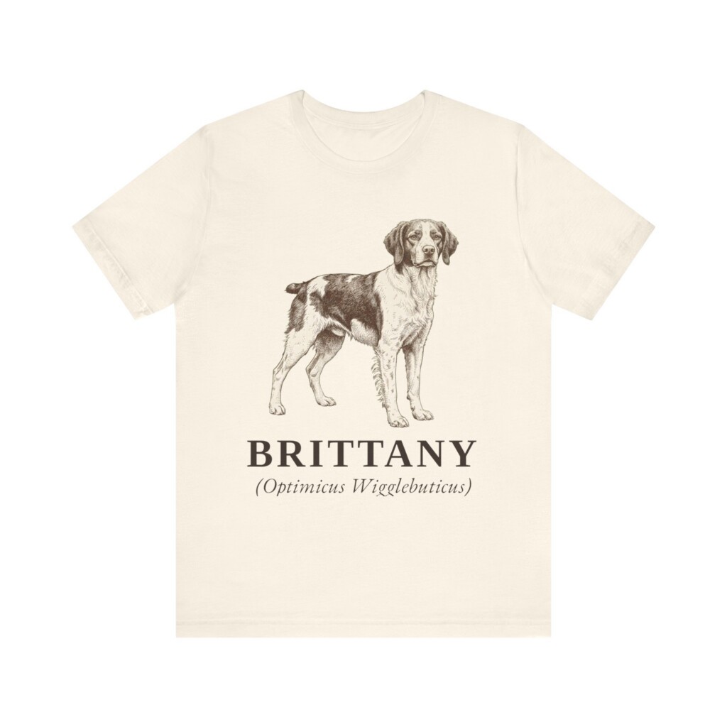Brittany Latin Shirt, Vintage Dog Sketch Tee, Dog Latin Gift Brittany Latin Shirt, Vintage Dog Sketch Tee, Dog Latin Gift