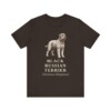 Black Russian Terrier Latin Shirt, Vintage Dog Sketch Tee, Dog Latin Gift