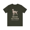 Irish Setter Latin Shirt, Vintage Dog Sketch Tee, Dog Latin Gift