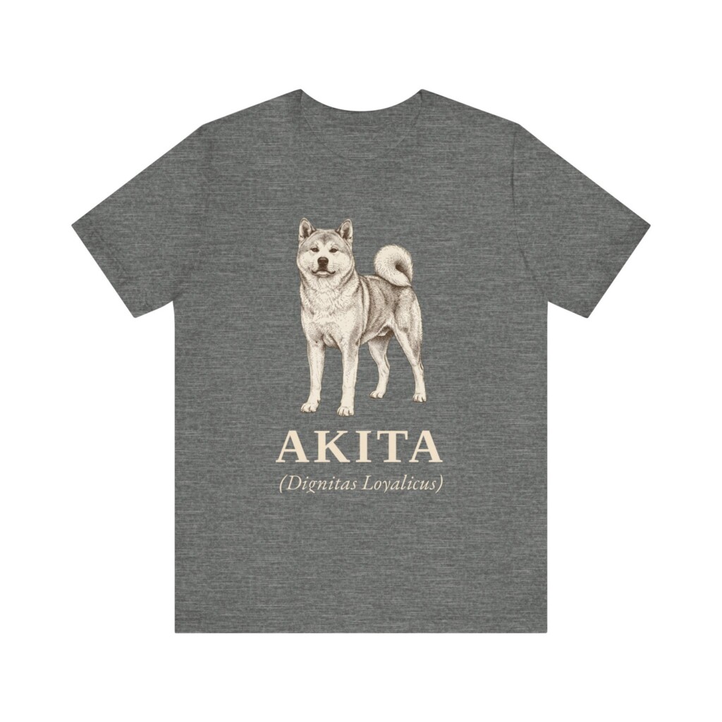 Akita Latin Shirt, Vintage Dog Sketch Tee, Dog Latin Gift Akita Latin Shirt, Vintage Dog Sketch Tee, Dog Latin Gift
