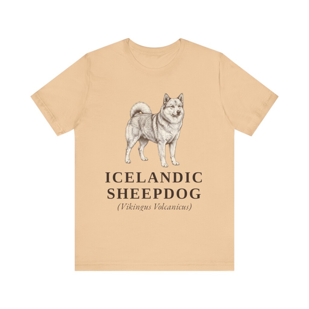 Icelandic Sheepdog Latin Shirt, Vintage Dog Sketch Tee, Dog Latin Gift Icelandic Sheepdog Latin Shirt, Vintage Dog Sketch Tee, Dog Latin Gift