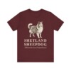 Shetland Sheepdog Latin Shirt, Vintage Dog Sketch Tee, Dog Latin Gift