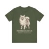 Pomeranian Latin Shirt, Vintage Dog Sketch Tee, Dog Latin Gift