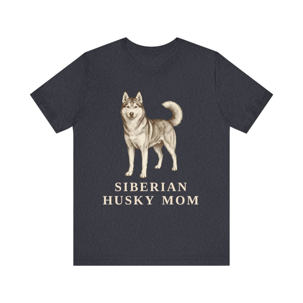 Husky Mom Shirt, Vintage Dog Sketch Tee, Dog Mom Gift Husky Mom Shirt, Vintage Dog Sketch Tee, Dog Mom Gift