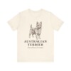 Australian Terrier Latin Shirt, Vintage Dog Sketch Tee, Dog Latin Gift