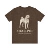 Shar-Pei Latin Shirt, Vintage Dog Sketch Tee, Dog Latin Gift
