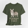 Corgi Lover Shirt, Vintage Dog Sketch Tee, Dog Lover Gift