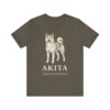 Akita Latin Shirt, Vintage Dog Sketch Tee, Dog Latin Gift Akita Latin Shirt, Vintage Dog Sketch Tee, Dog Latin Gift