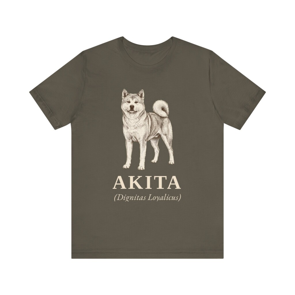 Akita Latin Shirt, Vintage Dog Sketch Tee, Dog Latin Gift Akita Latin Shirt, Vintage Dog Sketch Tee, Dog Latin Gift
