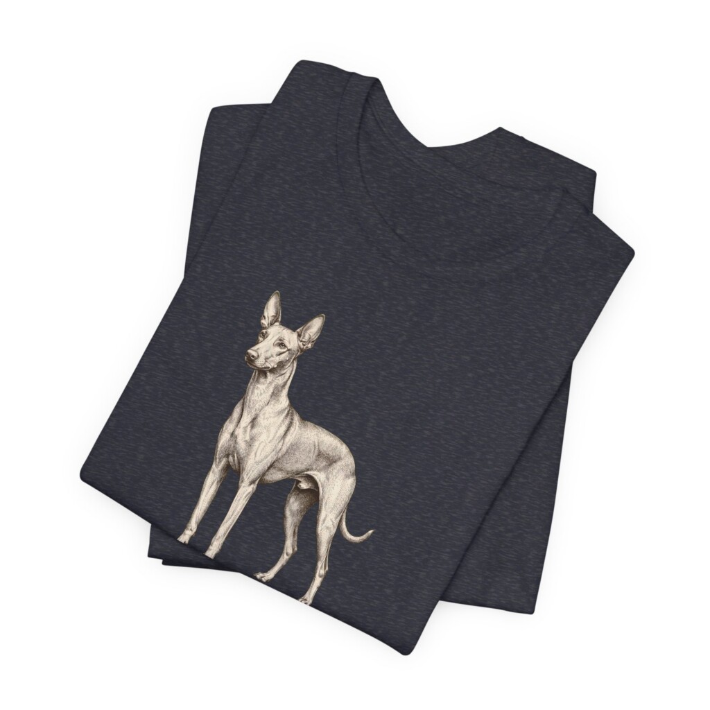 Pharaoh Hound Latin Shirt, Vintage Dog Sketch Tee, Dog Latin Gift