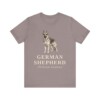 German Shepherd Latin Shirt, Vintage Dog Sketch Tee, Dog Latin Gift