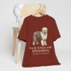 Old English Sheepdog Latin Shirt, Vintage Dog Sketch Tee, Dog Latin Gift