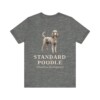 Standard Poodle Latin Shirt, Vintage Dog Sketch Tee, Dog Latin Gift
