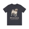 Puggle Latin Shirt, Vintage Dog Sketch Tee, Dog Latin Gift Puggle Latin Shirt, Vintage Dog Sketch Tee, Dog Latin Gift