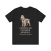 American Cocker Spaniel Latin Shirt, Vintage Dog Sketch Tee, Dog Latin Gift