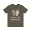 Shetland Sheepdog Latin Shirt, Vintage Dog Sketch Tee, Dog Latin Gift