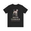 Irish Terrier Latin Shirt, Vintage Dog Sketch Tee, Dog Latin Gift