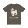Maltese Latin Shirt, Vintage Dog Sketch Tee, Dog Latin Gift