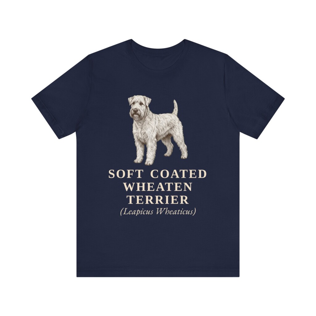 Soft Coated Wheaten Terrier Latin Shirt, Vintage Dog Sketch Tee, Dog Latin Gift