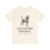 Standard Poodle Latin Shirt, Vintage Dog Sketch Tee, Dog Latin Gift