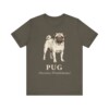 Pug Latin Shirt, Vintage Dog Sketch Tee, Dog Latin Gift
