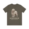 Komondor Latin Shirt, Vintage Dog Sketch Tee, Dog Latin Gift