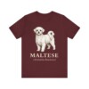 Maltese Latin Shirt, Vintage Dog Sketch Tee, Dog Latin Gift