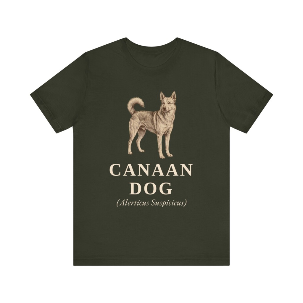 Canaan Dog Latin Shirt, Vintage Dog Sketch Tee, Dog Latin Gift Canaan Dog Latin Shirt, Vintage Dog Sketch Tee, Dog Latin Gift