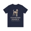 Standard Poodle Latin Shirt, Vintage Dog Sketch Tee, Dog Latin Gift