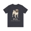 Pug Latin Shirt, Vintage Dog Sketch Tee, Dog Latin Gift