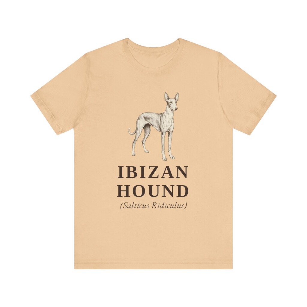 Ibizan Hound Latin Shirt, Vintage Dog Sketch Tee, Dog Latin Gift Ibizan Hound Latin Shirt, Vintage Dog Sketch Tee, Dog Latin Gift