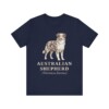 Australian Shepherd Latin Shirt, Vintage Dog Sketch Tee, Dog Latin Gift Australian Shepherd Latin Shirt, Vintage Dog Sketch Tee, Dog Latin Gift