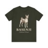 Basenji Latin Shirt, Vintage Dog Sketch Tee, Dog Latin Gift