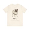 Pug Latin Shirt, Vintage Dog Sketch Tee, Dog Latin Gift