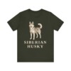 Husky Lover Shirt, Vintage Dog Sketch Tee, Dog Lover Gift