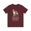 English Springer Spaniel Latin Shirt, Vintage Dog Sketch Tee, Dog Latin Gift