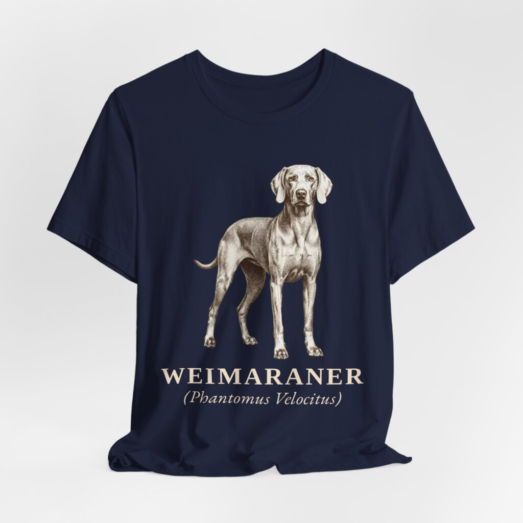 Weimaraner Latin Shirt, Vintage Dog Sketch Tee, Dog Latin Gift