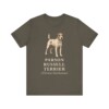 Parson Russell Terrier Latin Shirt, Vintage Dog Sketch Tee, Dog Latin Gift