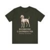 Redbone Coonhound Latin Shirt, Vintage Dog Sketch Tee, Dog Latin Gift