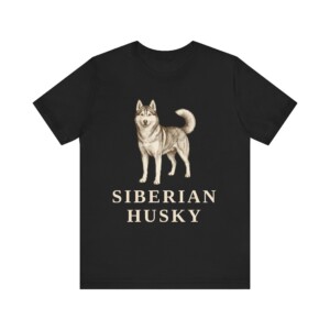 Husky Lover Shirt, Vintage Dog Sketch Tee, Dog Lover Gift