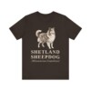 Shetland Sheepdog Latin Shirt, Vintage Dog Sketch Tee, Dog Latin Gift