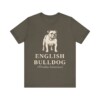 English Bulldog Latin Shirt, Vintage Dog Sketch Tee, Dog Latin Gift