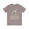 Chinese Crested Latin Shirt, Vintage Dog Sketch Tee, Dog Latin Gift
