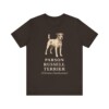 Parson Russell Terrier Latin Shirt, Vintage Dog Sketch Tee, Dog Latin Gift